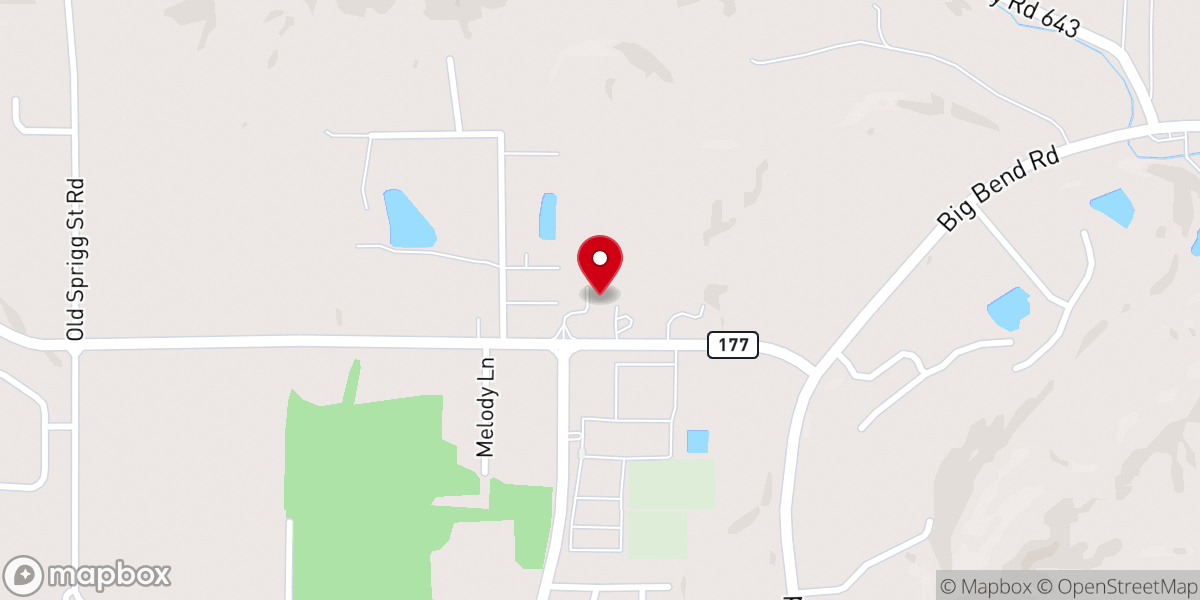 Map showing location of Victory Church of Cape Girardeau, Missouri