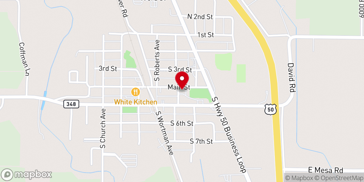 Map showing location of Word of Life Fellowship