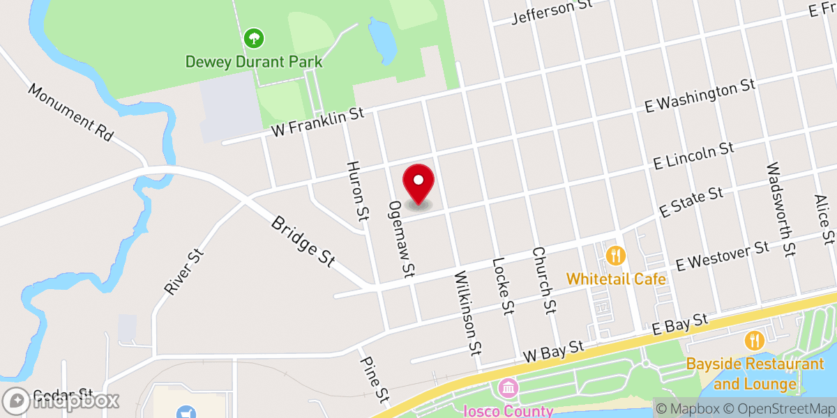 Map showing location of Holy Family Catholic Church