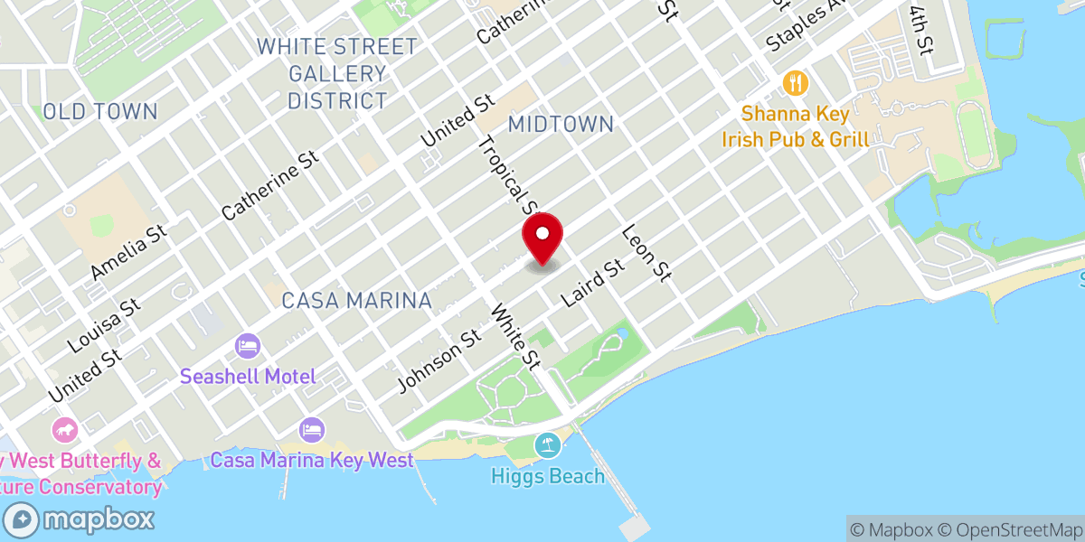 Map showing location of Dre Cooper Church of Love and Faith