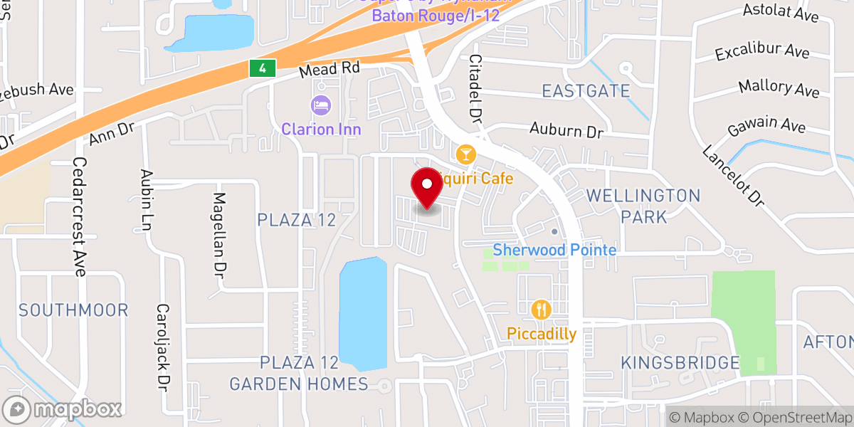 Map showing location of PMI Integrity Properties - Baton Rouge