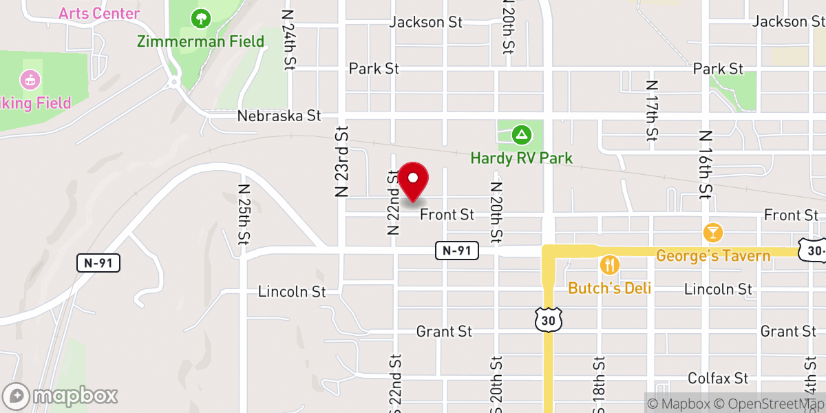 Map showing location of Olds Path Baptist Tabernacle Church