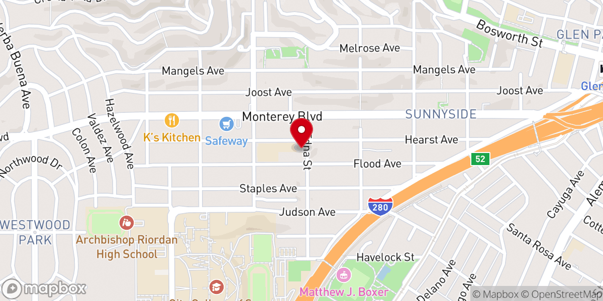 Map showing location of Saint Finn Barr Parish