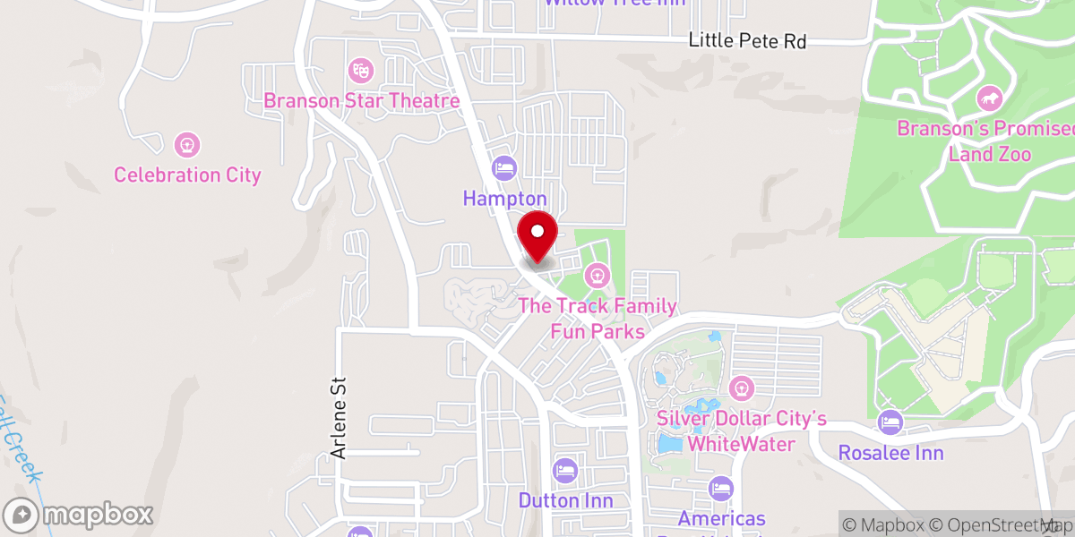 Map showing location of World's Largest Toy Museum Complex