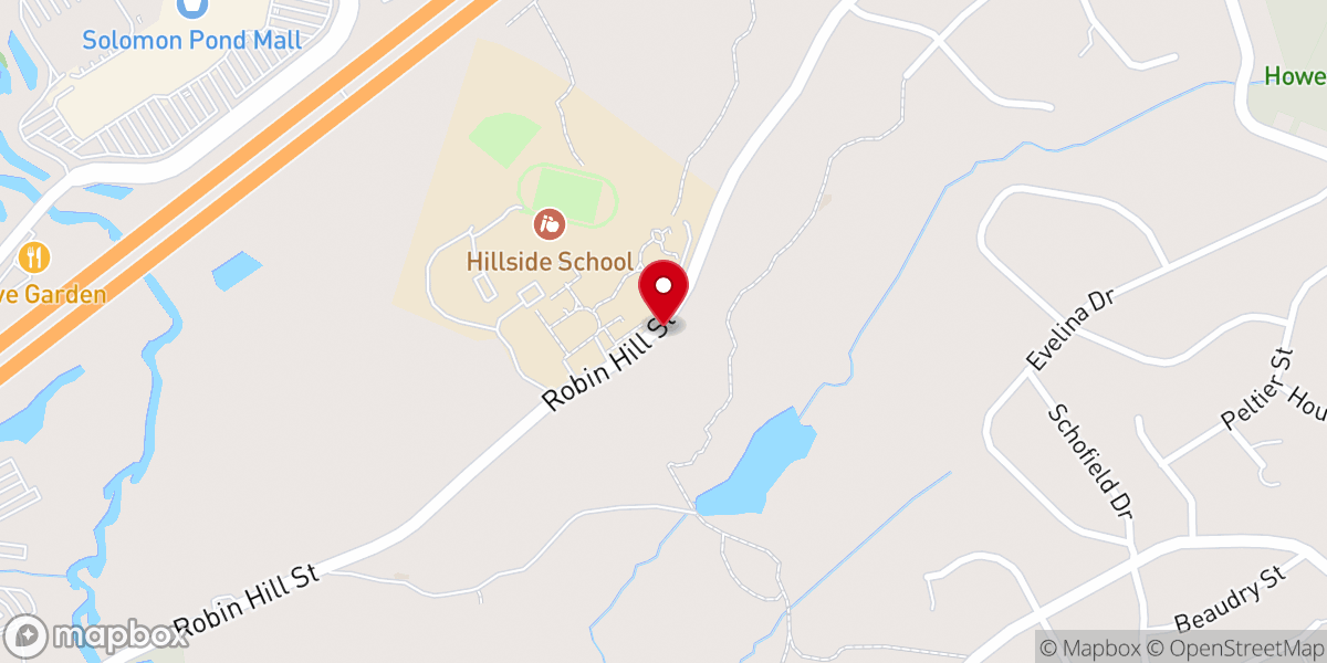 Map showing location of The Chase Chapel