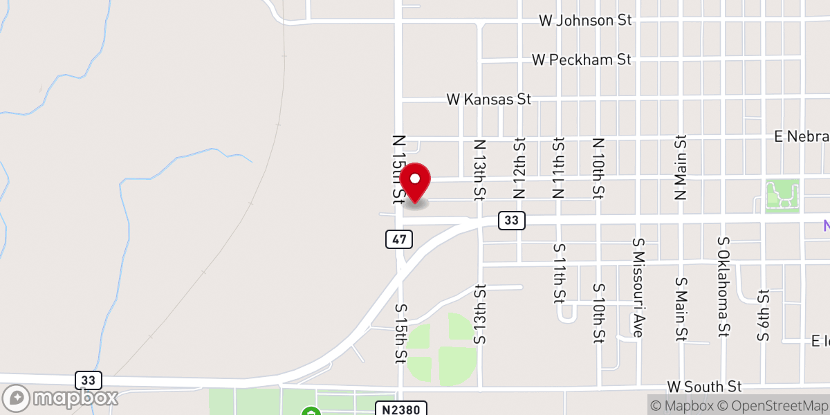 Map showing location of Bethany Brethren In Christ Church