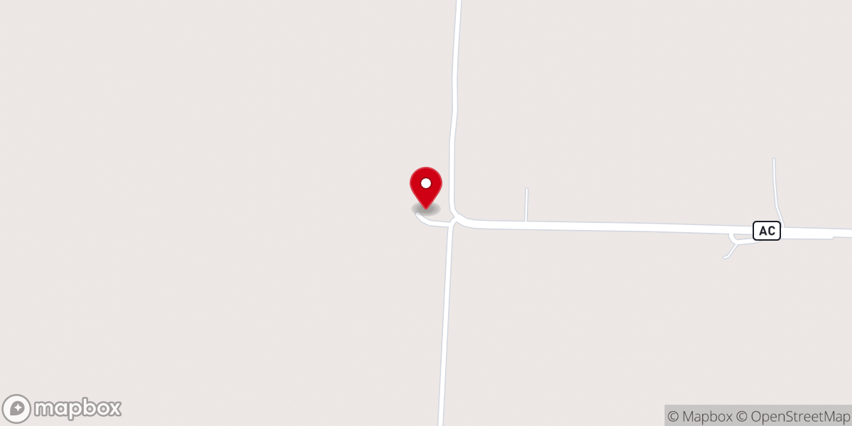 Map showing location of West Mount Pleasant Church