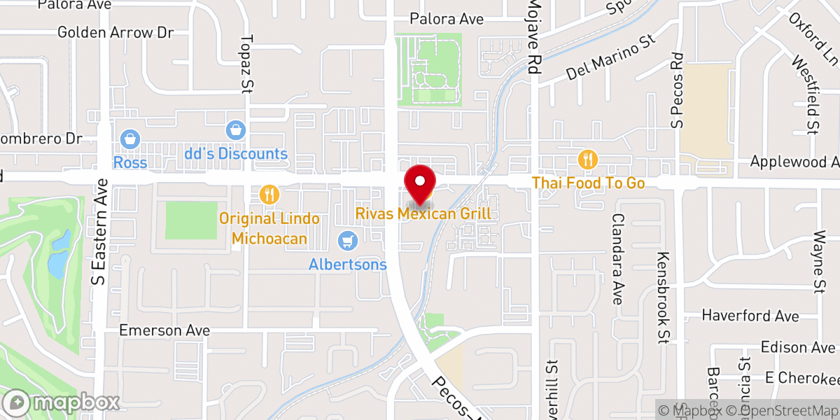 Map showing location of Iglesia Tabernaculo de Dios