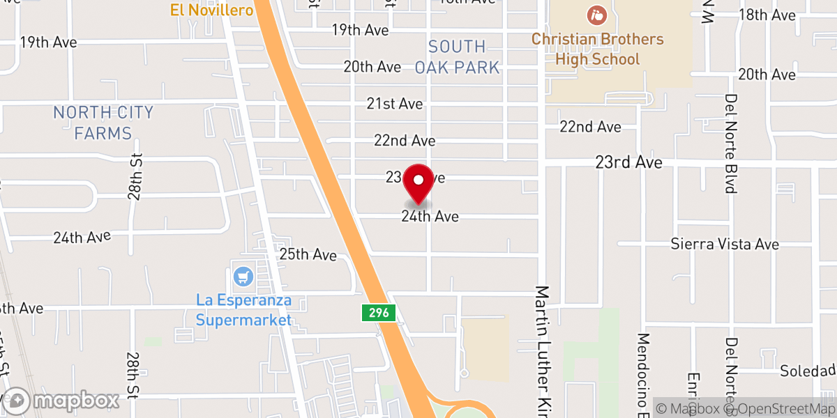 Map showing location of Greater Solomon Temple Missionary Baptist Church