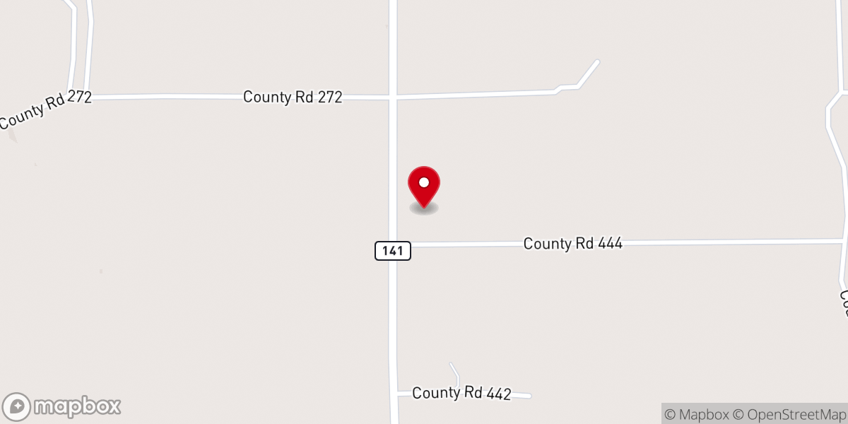 Map showing location of Smith Chapel