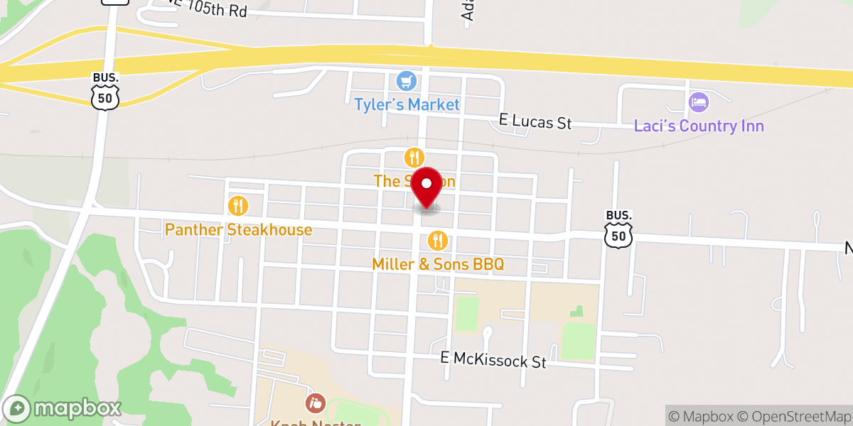 Map showing location of Sparrow's Nest