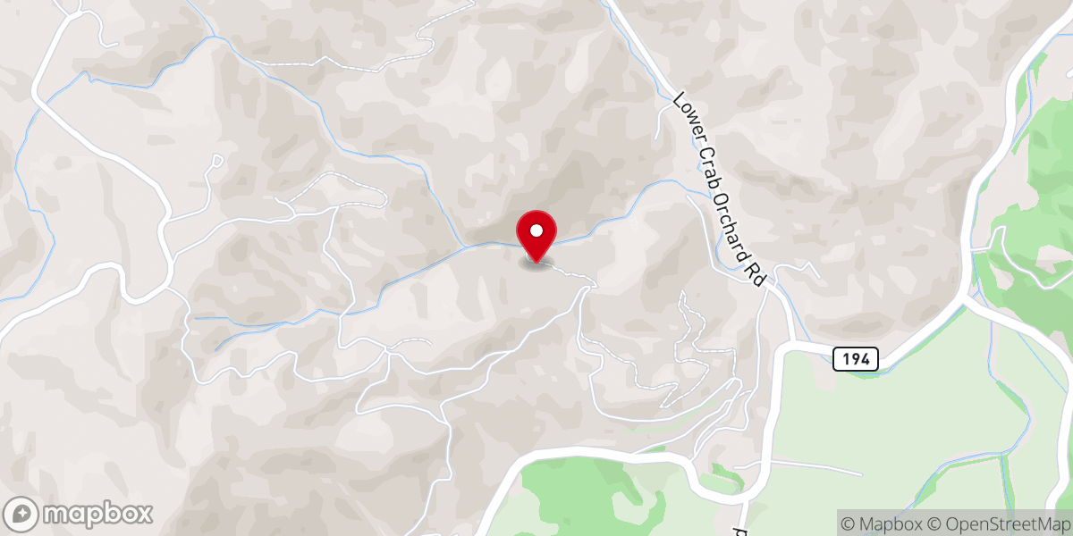 Map showing location of Waterfalls