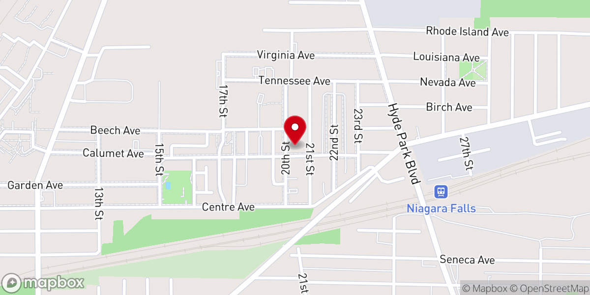 Map showing location of MT Sinai Baptist Church Inc