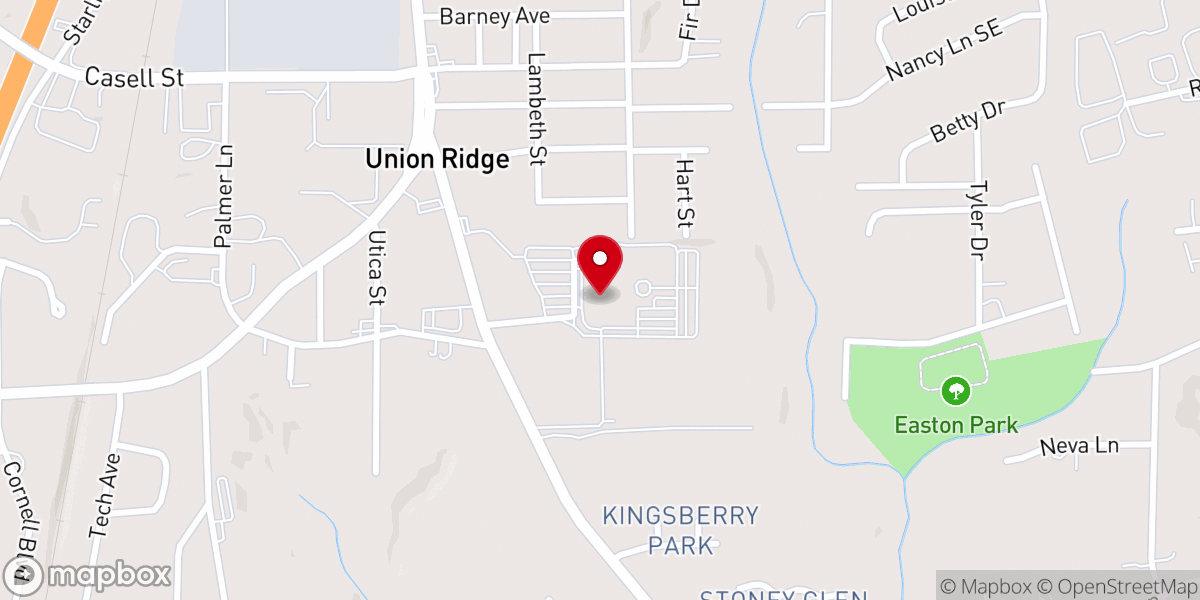 Map showing location of Salem Outreach Network