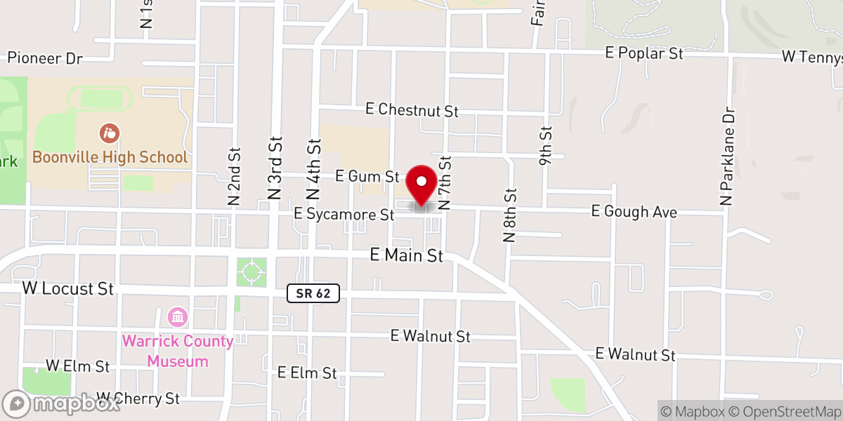 Map showing location of St Clement Catholic Church