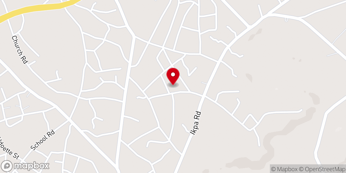 Map showing location of The Redeemed Christian Church Of God