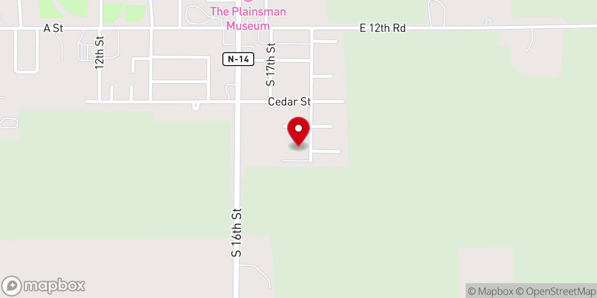 Map showing location of Messiah Lutheran Church