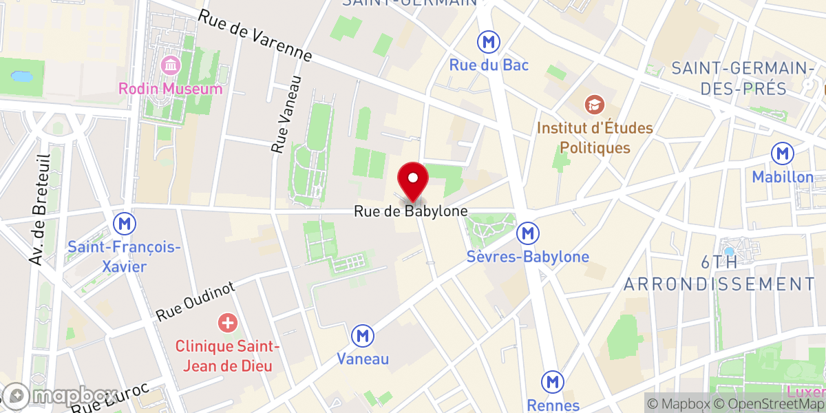 Map showing location of MEP | Missions Étrangères de Paris