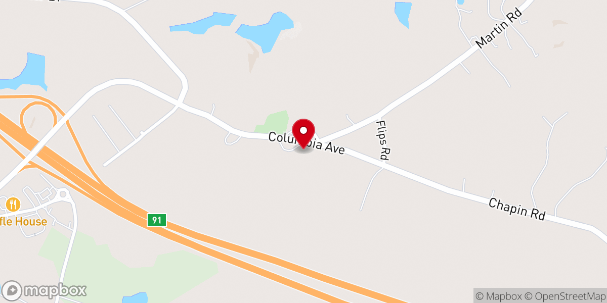 Map showing location of St Jacob's Lutheran Church NALC
