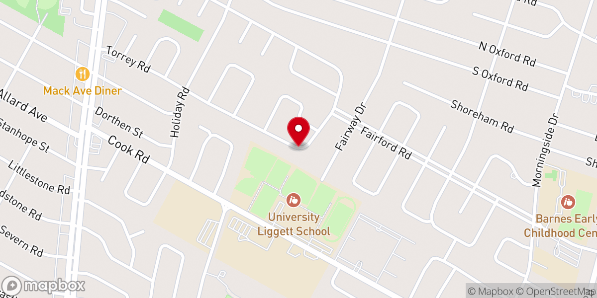 Map showing location of My Friend Ministries