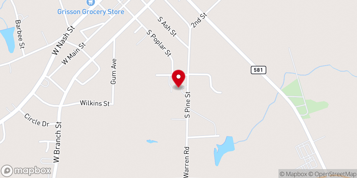 Map showing location of Spaulding Family Resource Center