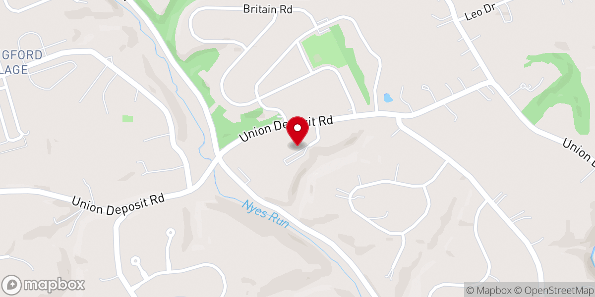 Map showing location of Schenks Church