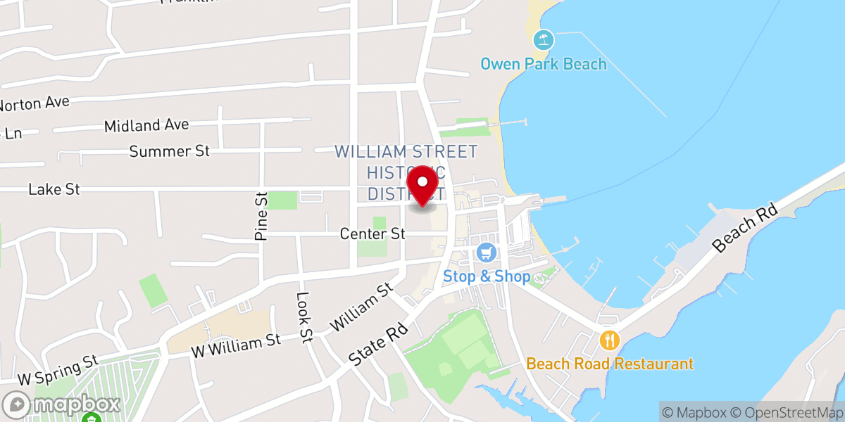 Map showing location of Lagoinha Martha's Vineyard Church