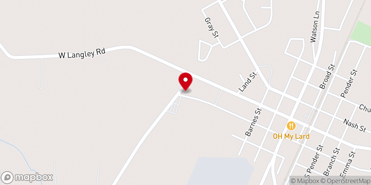 Map showing location of Church of God