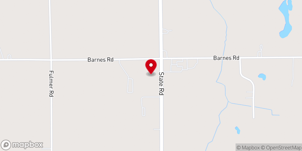 Map showing location of Millington United Methodist