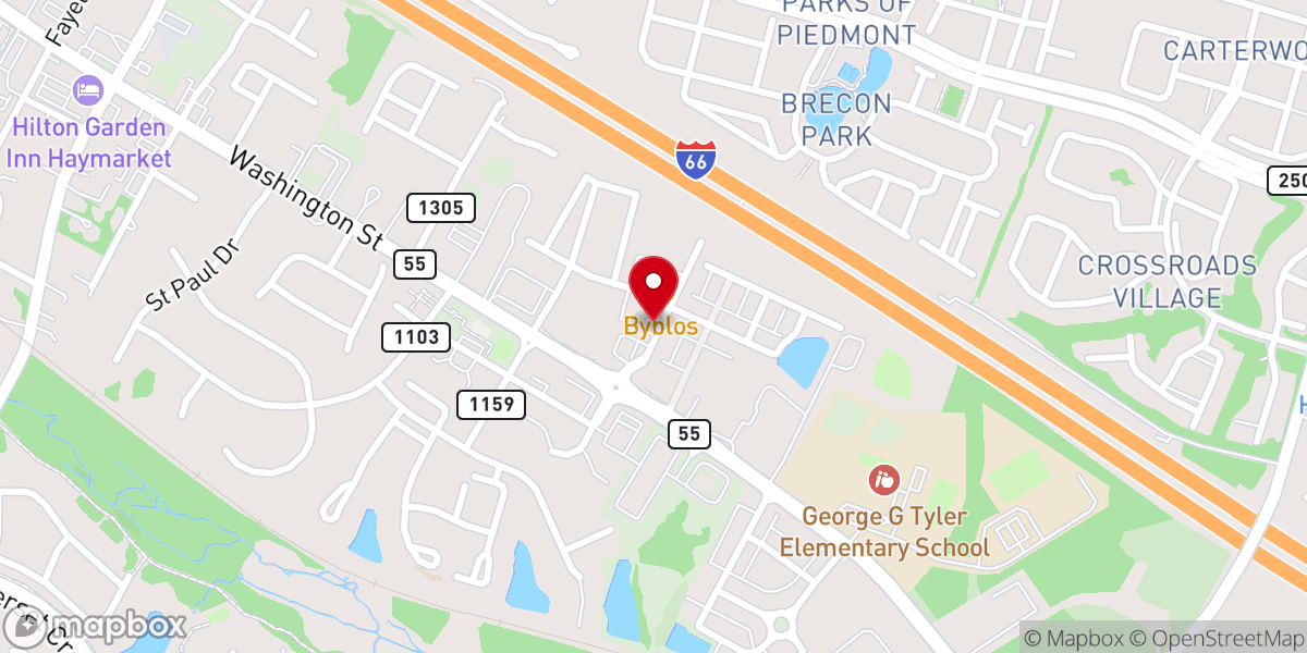 Map showing location of Mystic Flow Wellness Center
