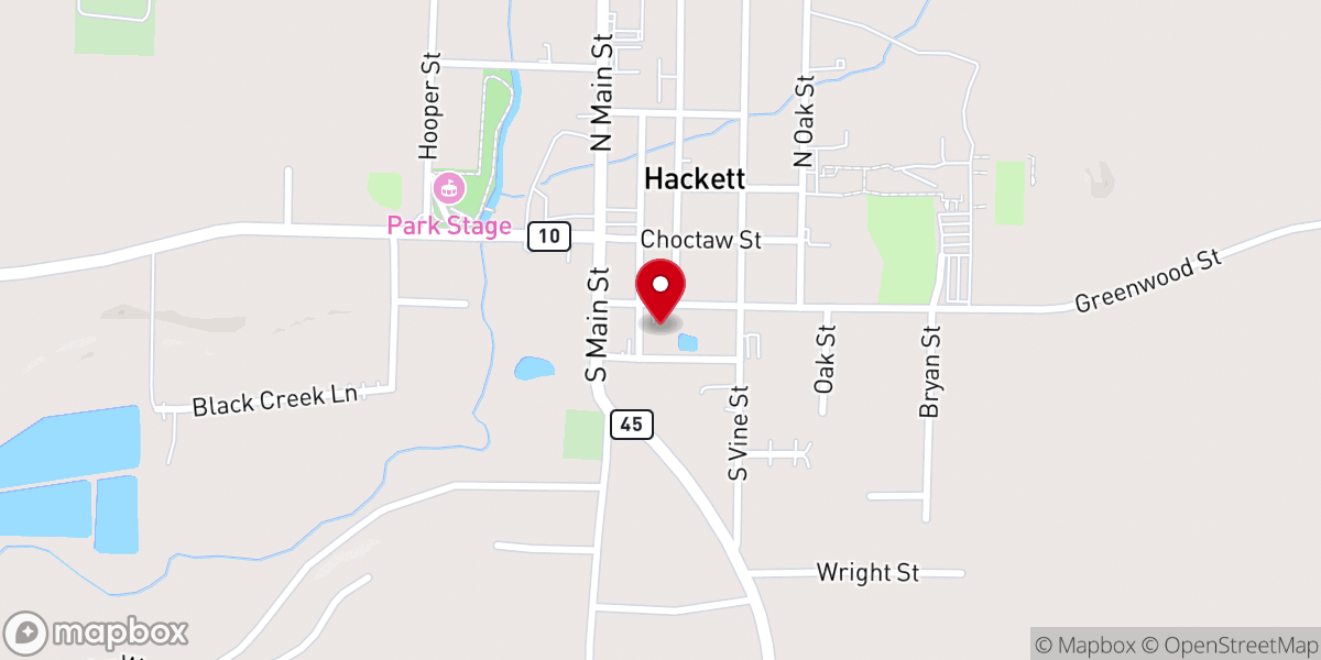 Map showing location of Calvary Chapel Assembly