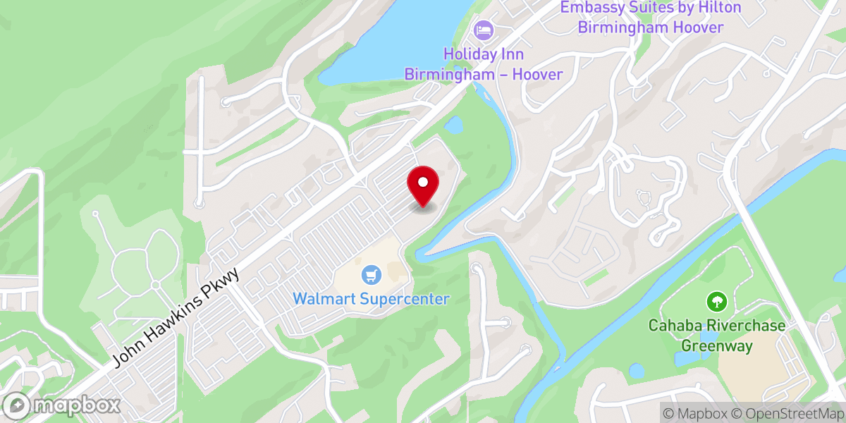 Map showing location of His Glory Church