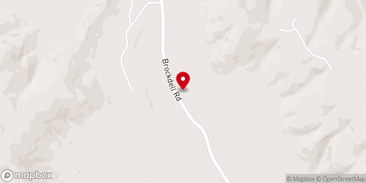 Map showing location of Brockdell Church of God