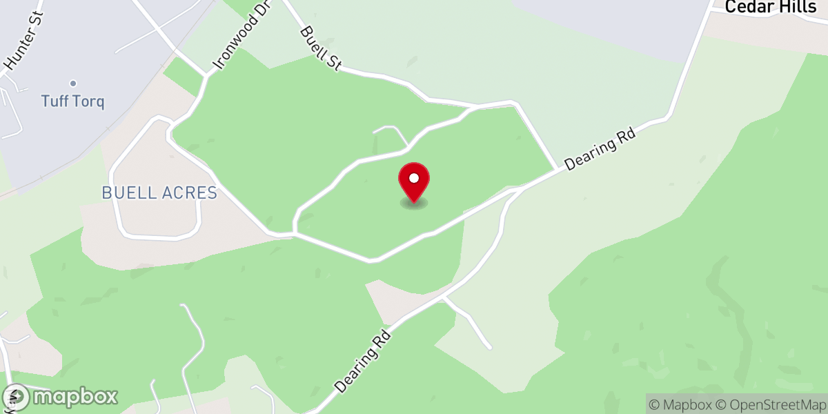 Map showing location of Victory Baptist Church