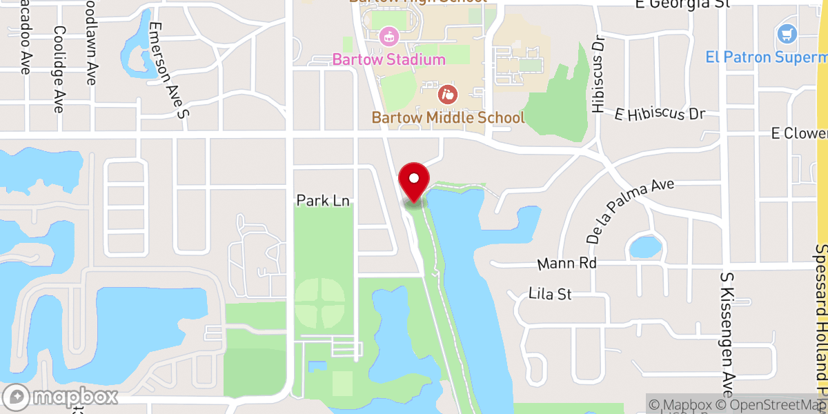 Map showing location of Mary Holland Park