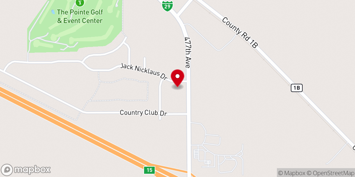 Map showing location of Elk Point United Parish