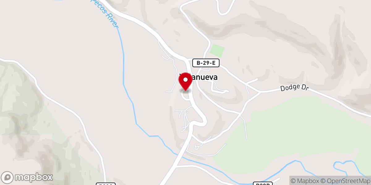 Map showing location of Our Lady of Guadalupe Church