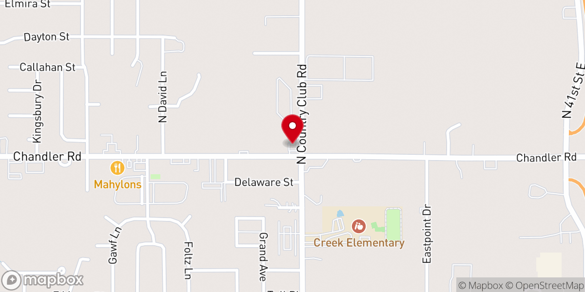 Map showing location of Voice of Victory Church