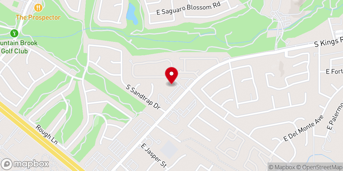 Map showing location of Superstition Foothills Baptist