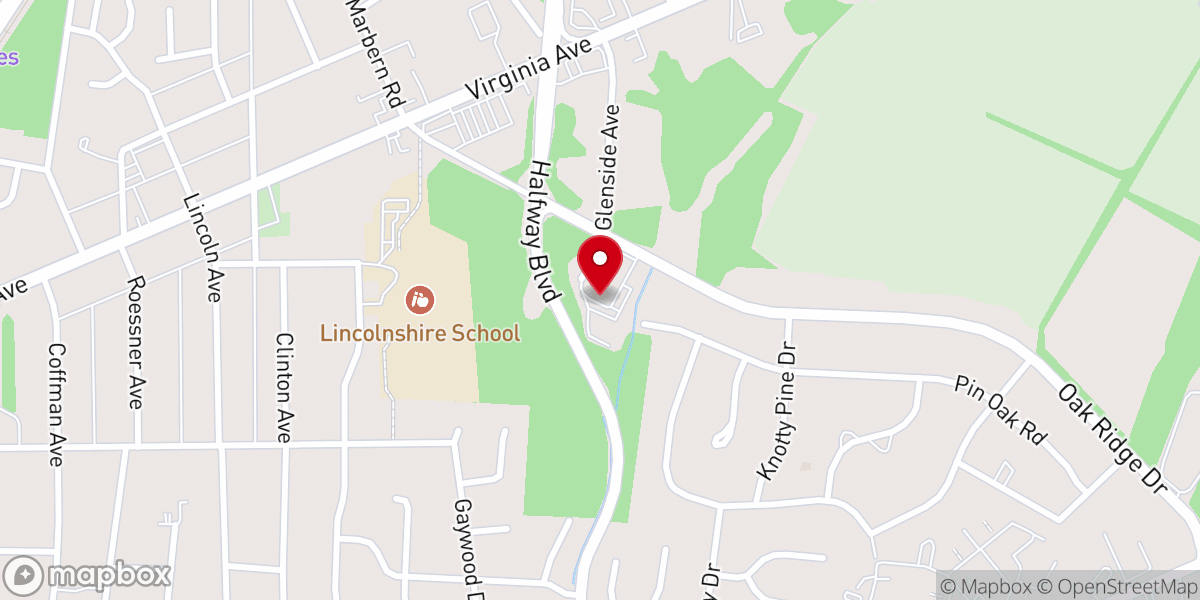 Map showing location of Church of the Holy Trinity