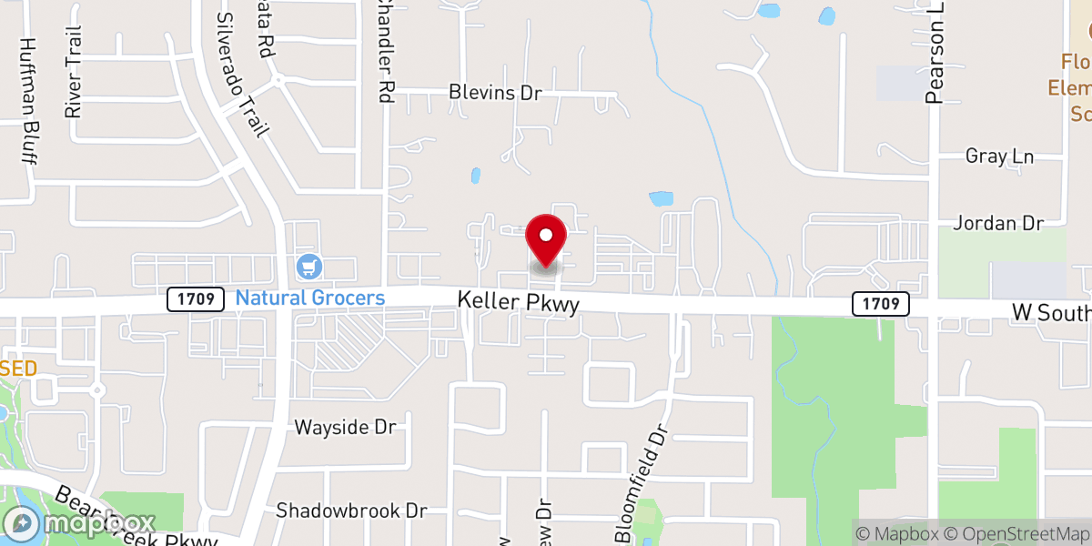 Map showing location of Burning Lamp Church