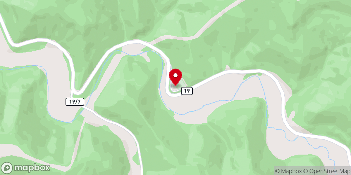 Map showing location of Mount Carmel Baptist Church