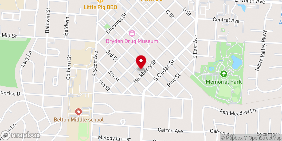 Map showing location of Vox Dei Community