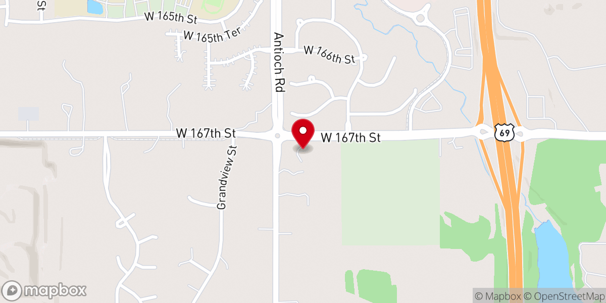 Map showing location of First Faith Church