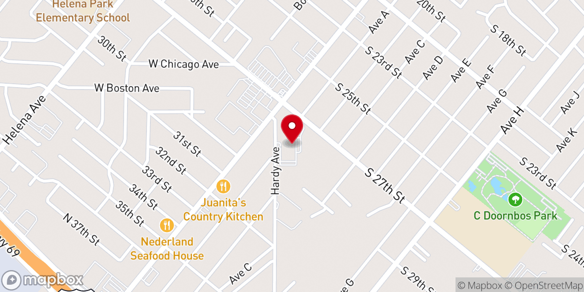Map showing location of St Charles Borromeo Catholic Church