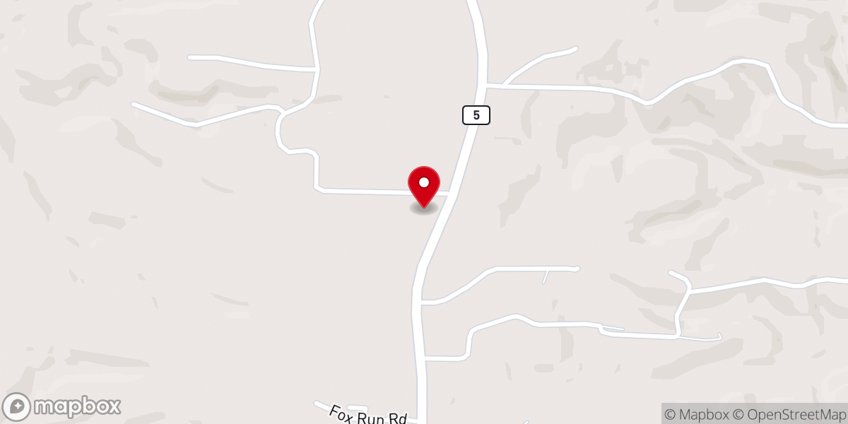Map showing location of Foothills Baptist Church Sbc