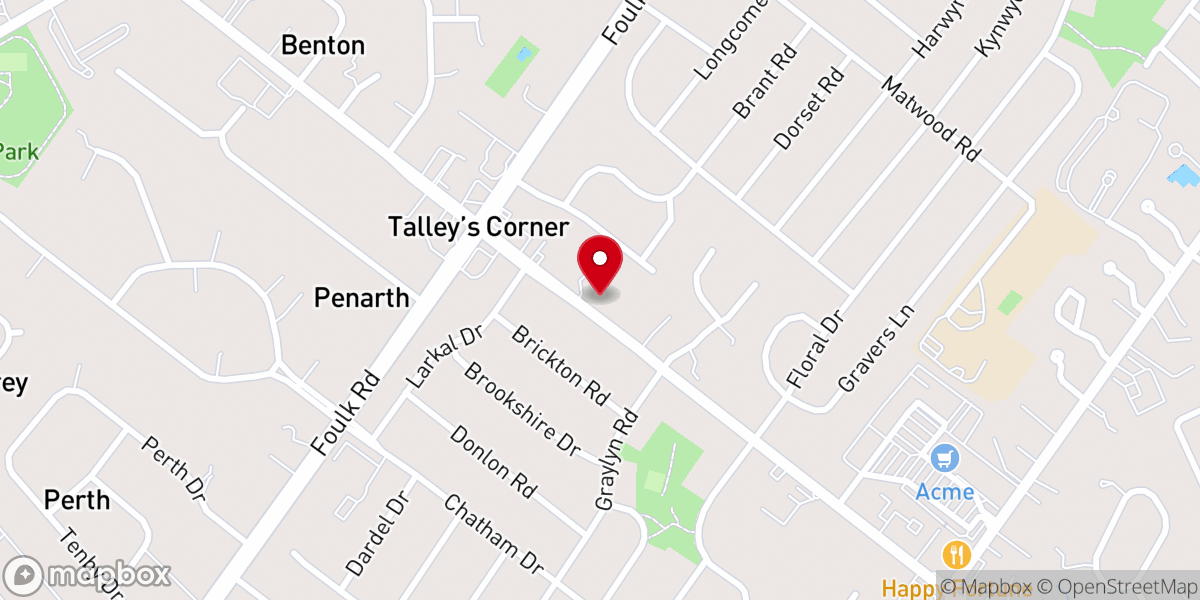 Map showing location of Elizabeth Spiritual Worship Center