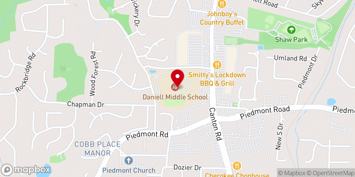 Map showing location of Agape House of Worship