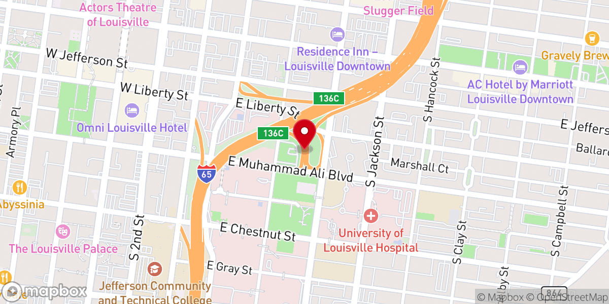Map showing location of Original Church of God Inc