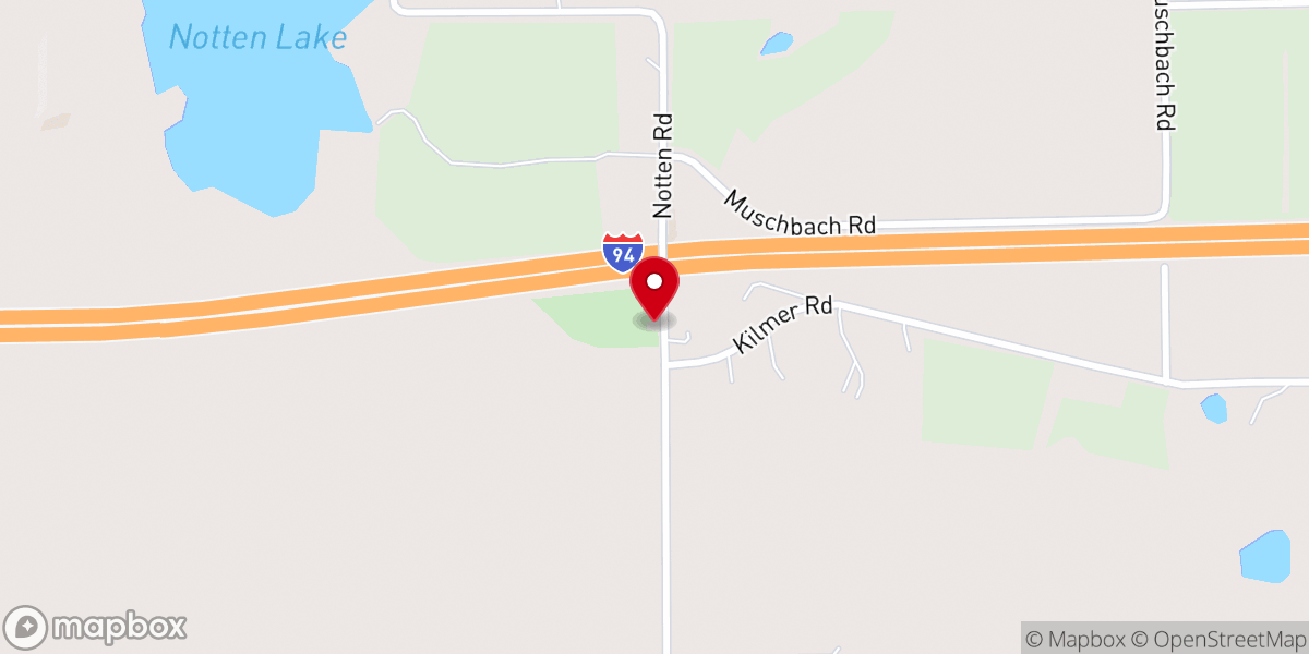 Map showing location of Salem Grove United Methodist